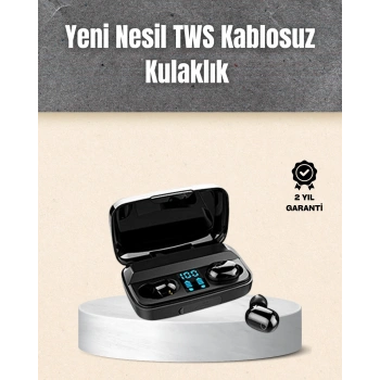 VipMarketim A10s TWS Ergonomik Bluetooth Kulaklık Uzun Pil Ömürlü