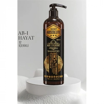 VipMarketim  Ab-ı Hayat Nano Saç Şampuanı 12 İçerikli Absolute Professional