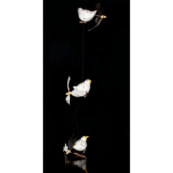 VipMarketim Ahşap Hayvan Figürlü Rüzgar Çanı Model 1