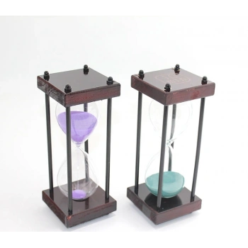 VipMarketim Ahşap Kum Saati 10 DK Model 3