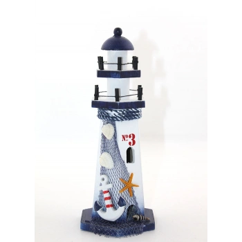VipMarketim Ahşap Marin Deniz Feneri Model 9