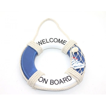 VipMarketim Ahşap Marin Duvara Asmalı Simit Model 1