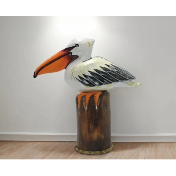 VipMarketim Ahşap Pelikan 45 Cm