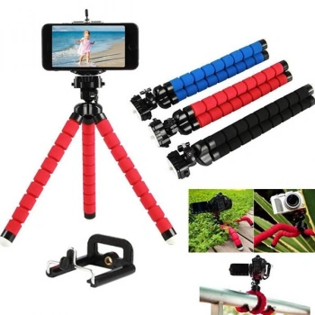 VipMarketim Ahtapot Selfie Tripod Telefon Tutucu Akrobat Stand Çubuğu