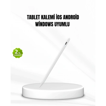 VipMarketim Akıllı Dokunmatik Kalem – Type-C Şarjlı Manyetik Apple Pencil Alternatifi Stylus Pen