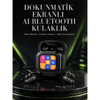 VipMarketim Akıllı Dokunmatik Kontrol AI Özellikli Bluetooth Kulaklık