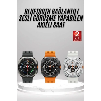 VipMarketim Akıllı Saat Amoled Ekran Bluetooth Bağlantılı Sağlık Takibi GPS Uyumlu
