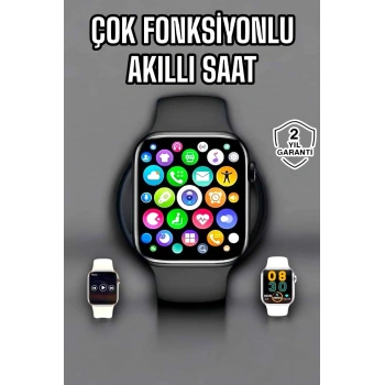 VipMarketim Akıllı Saat Amoled Ekran GPS ve Uyku Takibi Bluetooth Bağlantılı