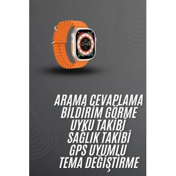 VipMarketim Akıllı Saat Arama Cevaplayan Bildirim Görme Yeni Nesil Bluetooth Bağlantılı