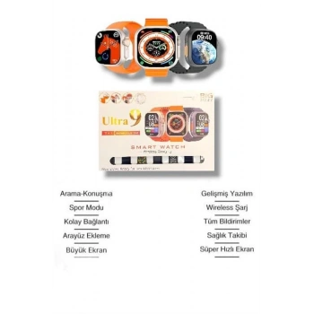 VipMarketim Akıllı Saat Bluetooth Araması Spor Modları ve Sağlık İzleme ile Hayatınızı Kolaylaştıran Akıllı Saat