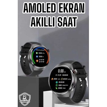 VipMarketim Akıllı Saat Bluetooth Bağlantılı Amoled Ekran Uyku ve Sağlık Takibi