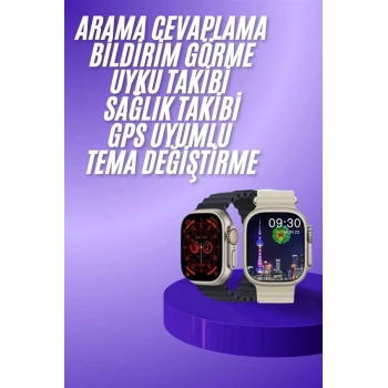 VipMarketim Akıllı Saat Bluetooth Bağlantılı Uyku ve Sağlık Takibi