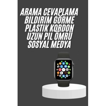 VipMarketim Akıllı Saat Çok Fonksiyonlu Uyku Takibi Adımsayar Nabız Ölçer Arama Cevaplayan