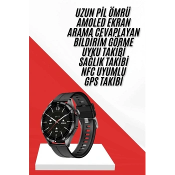 VipMarketim Akıllı Saat Ios Ve Android Tüm Telefonlara Uyumlu Çok Fonksiyonlu Amoled Ekran