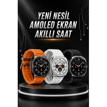 VipMarketim Akıllı Saat Müzik Dinleme Nabız Ölçer NFC ve GPS Uyumlu Sesli Asistan