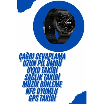 VipMarketim Akıllı Saat Yeni Nesil Üç Kordonlu Nabız Ölçer Çağrı Cevaplama