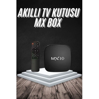 VipMarketim Akıllı TV kutusu Mx Box Android 7.1 TV kutusu 2.4G Wifi