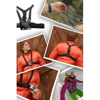 VipMarketim Aksiyon Kamerası Göğüse Sabitleme Kemeri