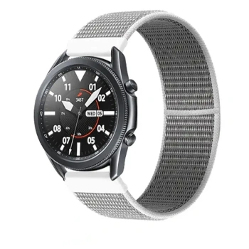 VipMarketim ALLY 20MM Huawei Watch Galaxy Watch Classic Kayış Kordon Nylon Loop-(5775)