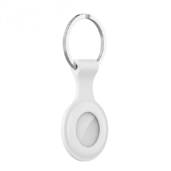 VipMarketim ALLY AirTag İçin Darbeye Dayanıklı Asma Halkalı Anahtarlık Silikon Kılıf-(5775)