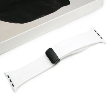 VipMarketim Ally Apple Watch 7-8 41mm 6-5-4 40mm Manyetik Uçlu Silikon Kayış Kordon 3-2-1 38mm-(5775)