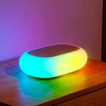 VipMarketim ALLY K31 Kablosuz Şarj Cihazı RGB Gece Lambası-(5775)