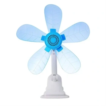 VipMarketim ALLY Klipsli Masaüstü Mini Vantilatör Fan 5 Yaprak 2024 Versiyon-(5775)