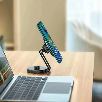 VipMarketim Ally LE-07 Torpido Üstü Araç İç Ve Masa Üstüi Magsafe Telefon Tutucu-(5775)