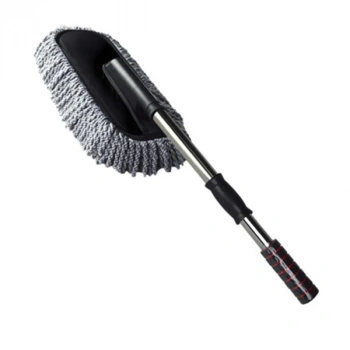 VipMarketim ALLY Mikrofiber Püsküllü Araba Yıkama Temizleme Fırçası Toz Alma Fırçası-(5775)