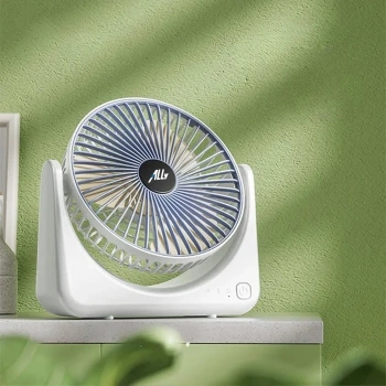 VipMarketim Ally S21 Şarjlı Fan Ergonomik Ev Ofis Sessiz Vantilatör-(5775)