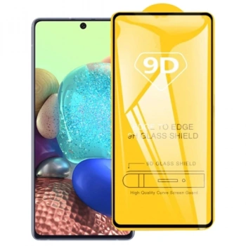 VipMarketim ALLY SM Galaxy A71 9D Full Glue Tempered Cam Ekran Koruyucu-(5775)