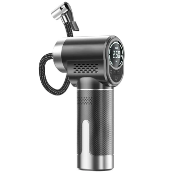 VipMarketim ALLY ST-5518 Dijital Göstergeli Şarjlı Taşınabilir Hava Kompresörü Lastik Pompası-(5775)