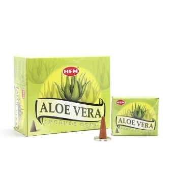 VipMarketim Aloe Vera Aromalı Konik Tütsü