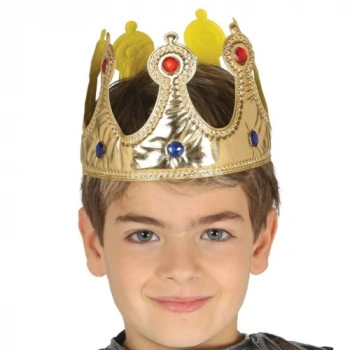 VipMarketim Altın Renk Eva Malzemeden İmal Çocuk Kral Tacı 57 cm
