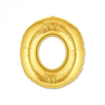 VipMarketim Altın Sarısı Folyo Harf Balon 1 Metre