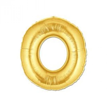 VipMarketim Altın Sarısı Folyo O Harfi Balon 1 Metre