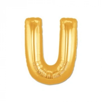 VipMarketim Altın Sarısı Folyo Harf Balon 1 Metre