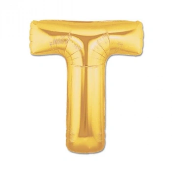 VipMarketim Altın Sarısı Folyo Harf Balon 1 Metre