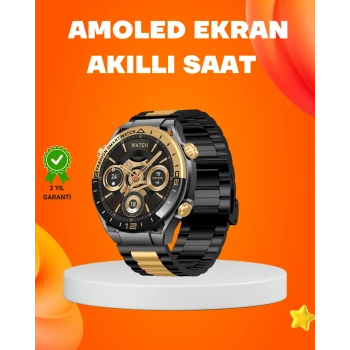 VipMarketim Amoled Akıllı Saat IP67 Su Geçirmez 3 Bileklikli Sağlık Takipli