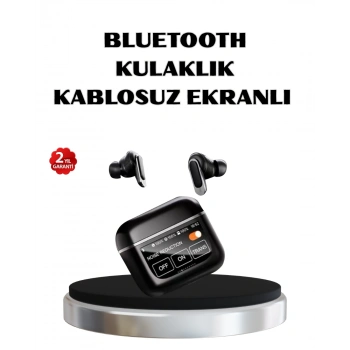 VipMarketim ANC Teknolojili Kablosuz Bluetooth Kulaklık – Dokunmatik Dijital Göstergeli Yüksek Ses Kalitesi