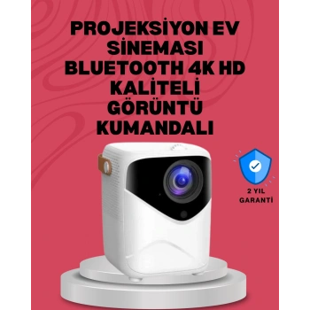 VipMarketim Android Sistemli Mini Projektör – Uygulama Destekli Akıllı Kullanım
