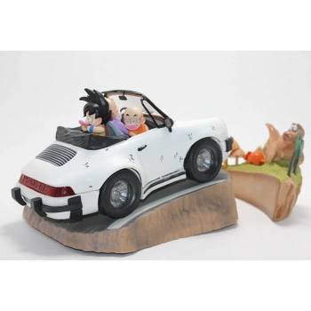 VipMarketim Anime Dragon Ball Son Goku, Kuririn, Usta Roshi Figürü 17 Cm