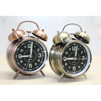 VipMarketim Antik Metal Çalar Saat Model 1