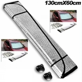 VipMarketim Araba Ön Cam Güneşliği 130*60 cm Parlak