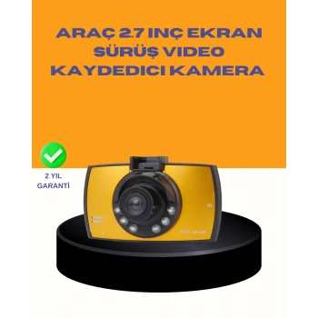 VipMarketim Araç Ön Kamera Full HD Kayıt ve G Sensor Özellikli