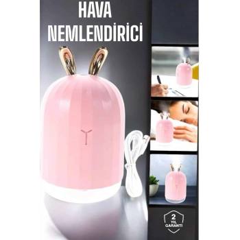 VipMarketim Aromaterapi Hava Temizleyici Buhar Makinesi Taşınabilir Şarjlı