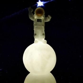 VipMarketim Astronot Şekilli Gece Ve Masa Lambası