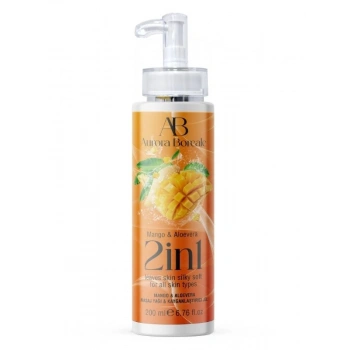 VipMarketim Aurora Boreale 2si1 Arada Mango Alovera Aromalı Masaj Yağı & Kayganlaştırıcı Jel 200 ML