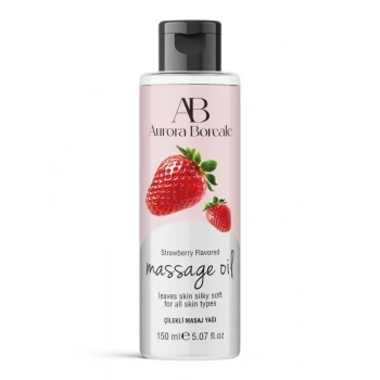 VipMarketim Aurora Boreale Çilek Aromalı Masaj Yağı 150 ML