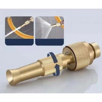 VipMarketim AYARLANABILIR BASINÇLI HORTUM BAŞLIĞI GOLD